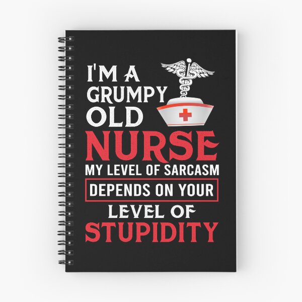 Item preview, I'm A Grumpy Old Nurse Funny Sarcasm designed and sold by teeperfect.