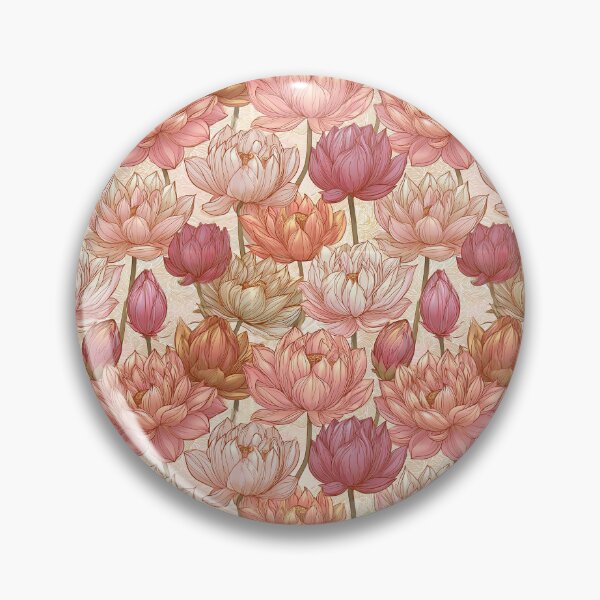 Item preview, Flourishing Lotus Texture  - Birth Flower Pattern - Christmas Gifts designed and sold by RoyalStarsPatts.