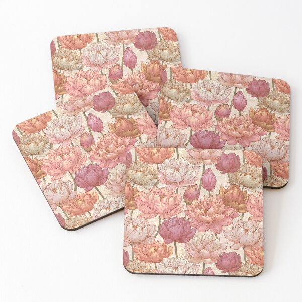 Item preview, Flourishing Lotus Texture  - Birth Flower Pattern - Christmas Gifts designed and sold by RoyalStarsPatts.