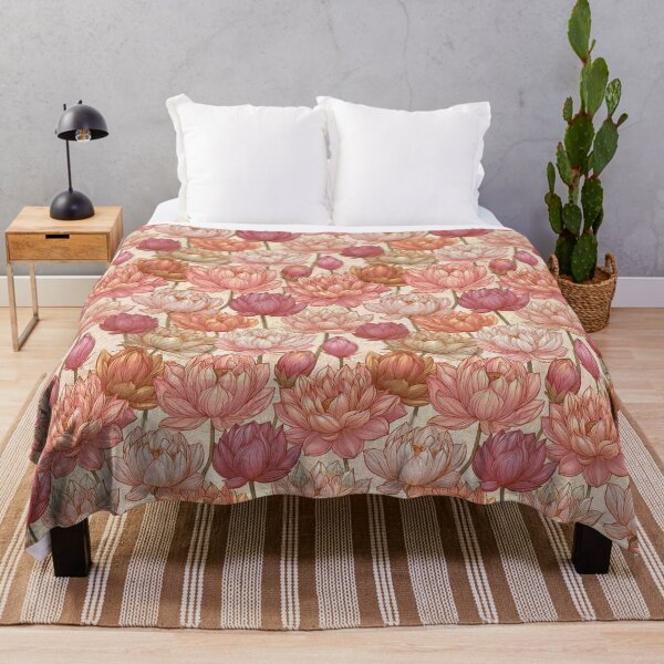 Item preview, Flourishing Lotus Texture - Birth Flower Pattern - Christmas Gifts designed and sold by RoyalStarsPatts.