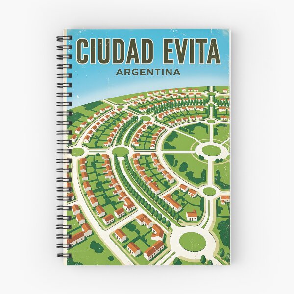 Item preview, Ciudad Evita Argentina Vintage Travel Poster designed and sold by TravelersGems.