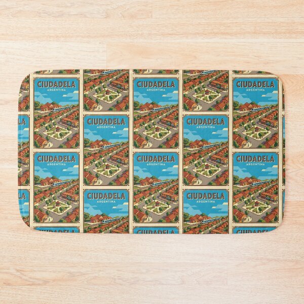Item preview, Ciudadela Buenos Aires Argentina Vintage Travel Poster designed and sold by TravelersGems.