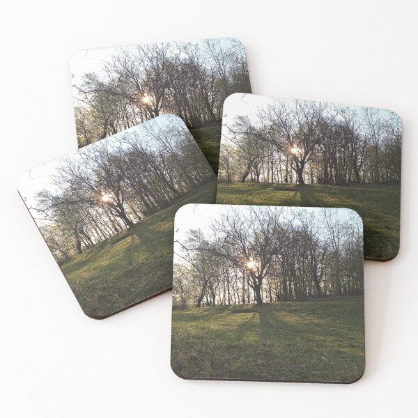 Item preview, Sunset Through Trees Field Landscape Photography designed and sold by Nature Moments.