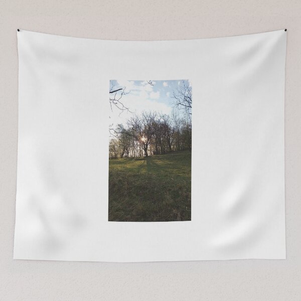 Item preview, Sunset Through Trees Field Landscape Photography designed and sold by Nature Moments.