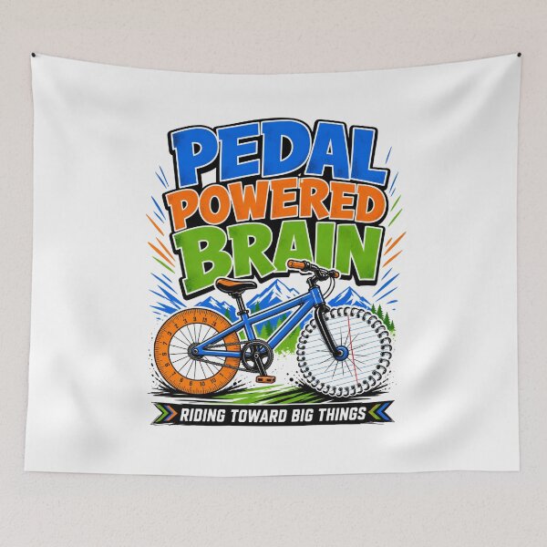 Item preview, Back to School Pedal-Powered Brain designed and sold by Fenay Designs.