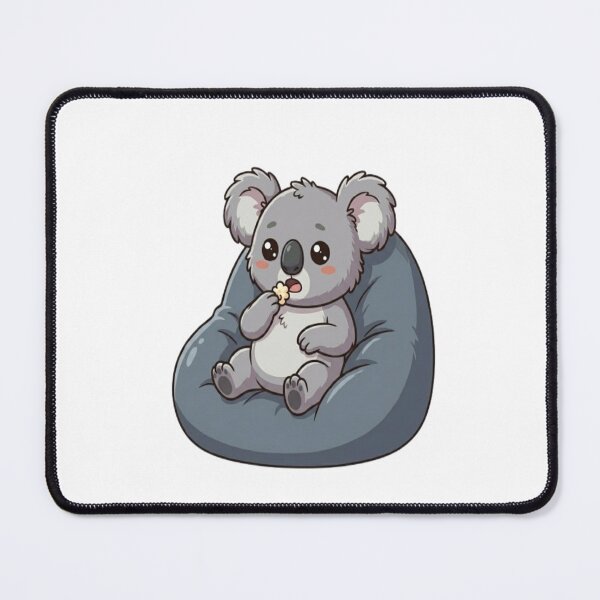 Item preview, Cute Koala Eating Popcorn Snack designed and sold by Ella_Sketch.
