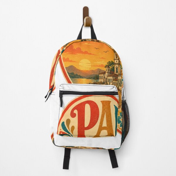 Item preview, Paraty Brazil Travel Souvenir - Retro Heart Illustration designed and sold by VisualArtsOasis.