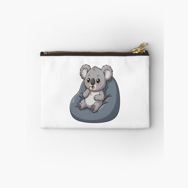 Item preview, Cute Koala Eating Popcorn Snack designed and sold by Ella_Sketch.