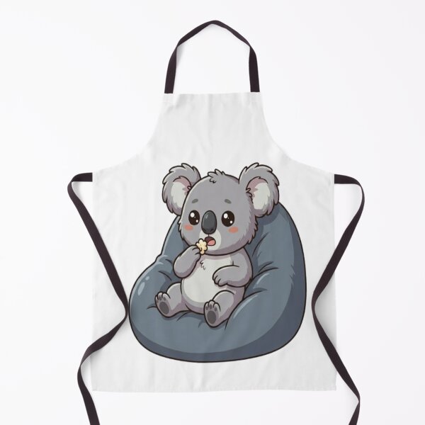 Item preview, Cute Koala Eating Popcorn Snack designed and sold by Ella_Sketch.