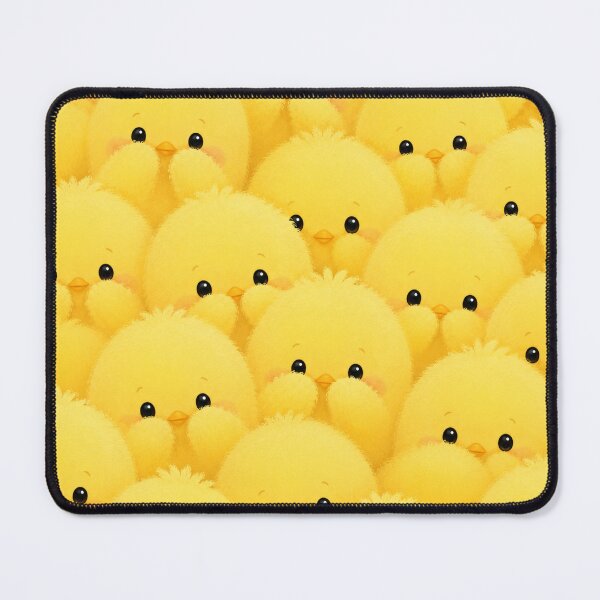 Item preview, Peek-a-Boo Fluffy Yellow Chicks Pattern | Cute Kawaii Baby Chick Seamless Nursery Design designed and sold by Atum&Art.