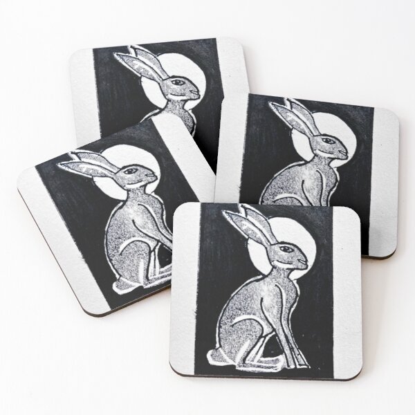 Item preview, Hare in moonlight designed and sold by JOMCarveToPrint.