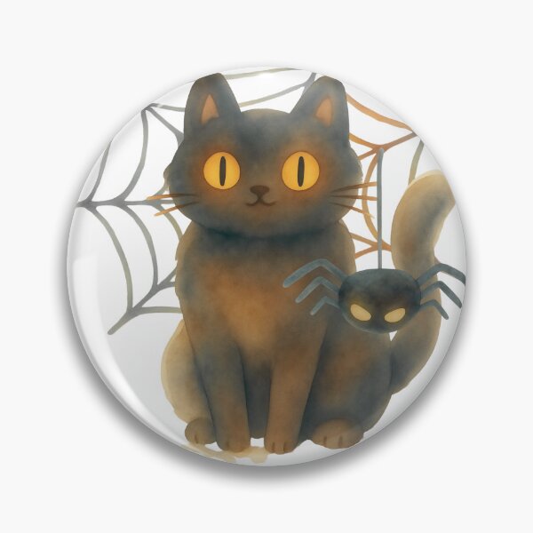 Item preview, Black Cat & Spider Web designed and sold by SaSi-Creatives.
