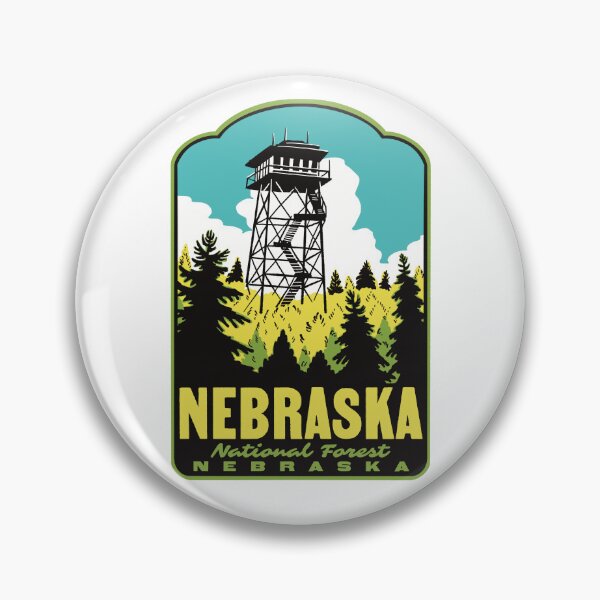 Item preview, Scott Lookout Tower Nebraska National Forest Travel Art designed and sold by HalpinDesign.