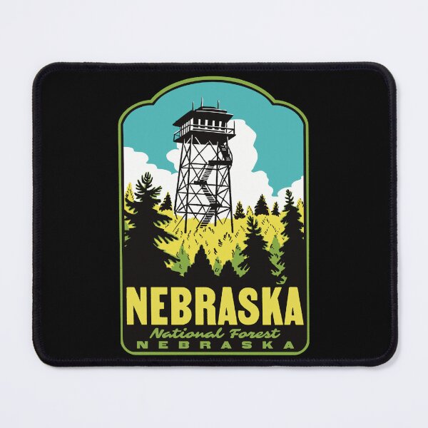 Item preview, Scott Lookout Tower Nebraska National Forest Travel Art designed and sold by HalpinDesign.