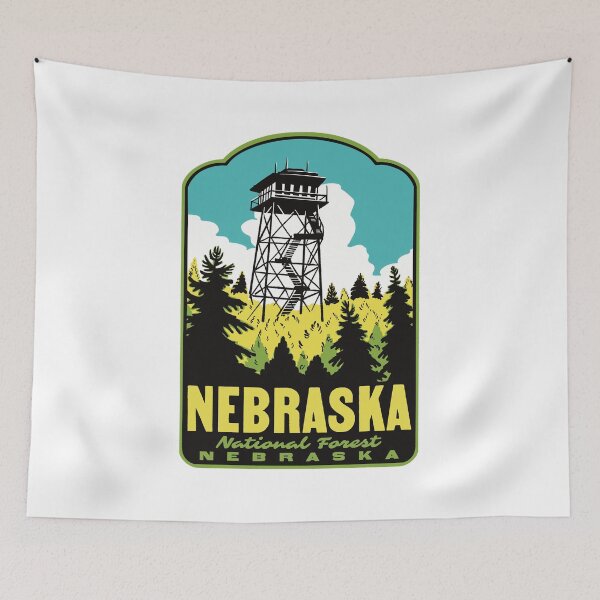Item preview, Scott Lookout Tower Nebraska National Forest Travel Art designed and sold by HalpinDesign.
