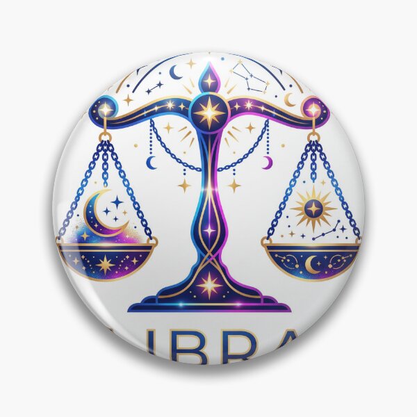 Item preview, In Balance We Thrive Libra Horoscope Celestial Scale Design designed and sold by Vivaro.