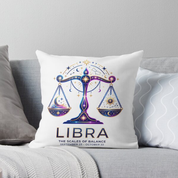 Item preview, In Balance We Thrive Libra Horoscope Celestial Scale Design designed and sold by Vivaro.