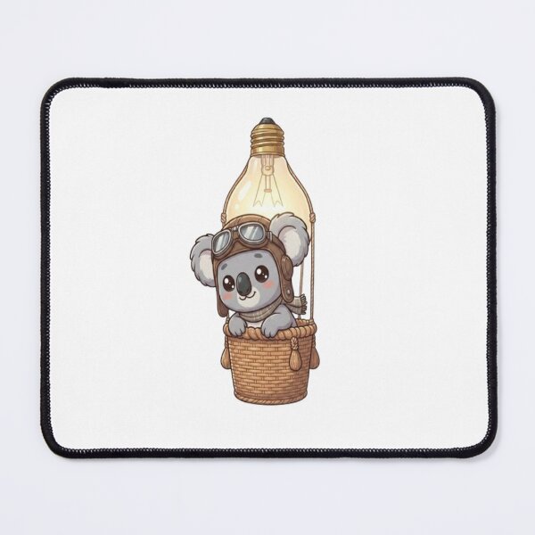 Item preview, Cute Koala Lightbulb Hot Air Balloon designed and sold by Ella_Sketch.