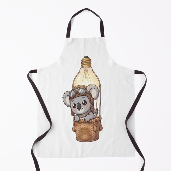 Item preview, Cute Koala Lightbulb Hot Air Balloon designed and sold by Ella_Sketch.
