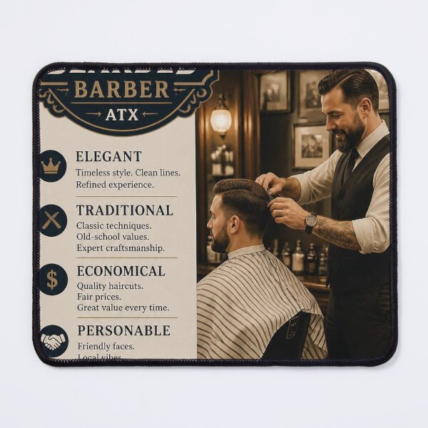 Item preview, Barberded Shop Advertise designed and sold by Bebe5512.