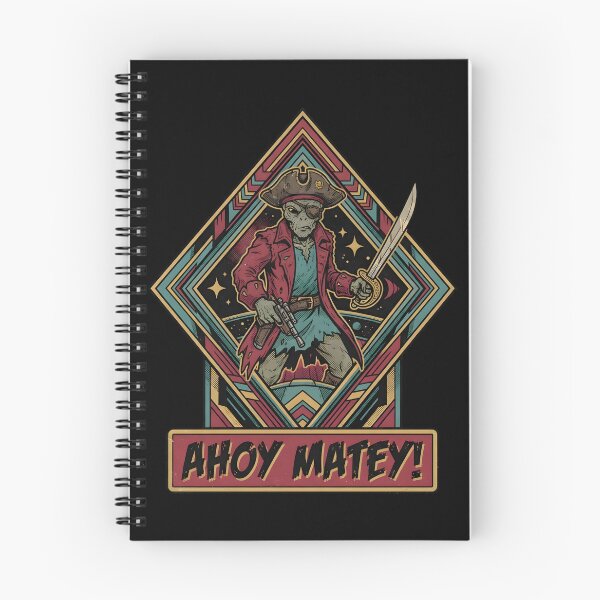 Item preview, Ahoy Matey Alien Pirate With Cutlass Retro Graphic designed and sold by DuckOddity.