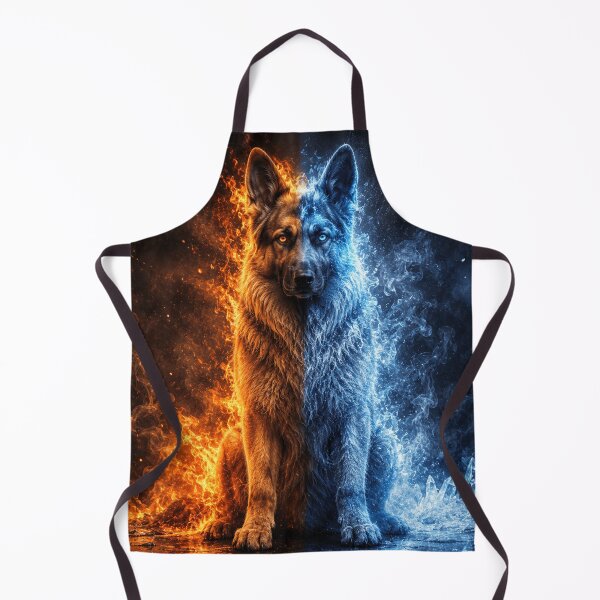Item preview, Fire and Ice German Shepherd designed and sold by ASWIN STUDIO.