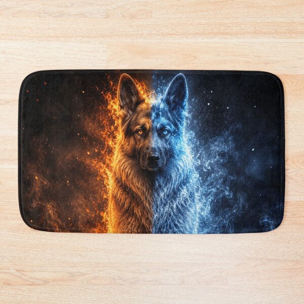 Item preview, Fire and Ice German Shepherd designed and sold by ASWIN STUDIO.