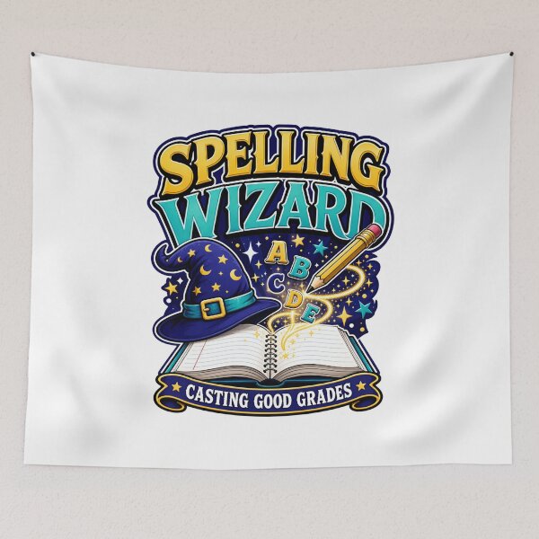 Item preview, Back to School Spelling Wizard: Cast Good Grades designed and sold by Fenay Designs.