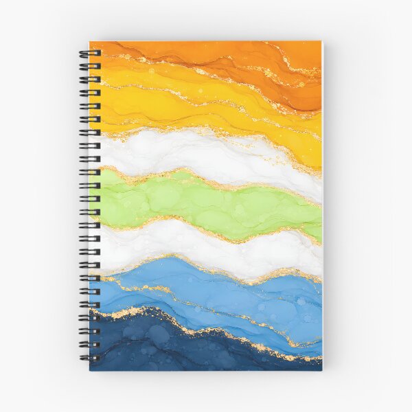 Item preview, AroAce Agender Marble - Pride Flag Colors designed and sold by Travelslightly.