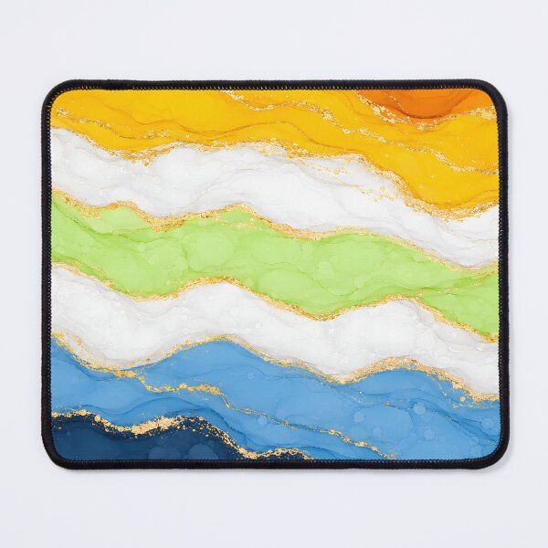 Item preview, AroAce Agender Marble - Pride Flag Colors designed and sold by Travelslightly.