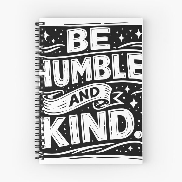 Item preview, Be Humble and Kind Inspirational Typography Quote designed and sold by DavidTeeStudio.