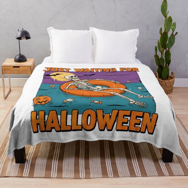 Item preview, Funny Spooky Skeleton Pool Party Tee designed and sold by afr-saad.