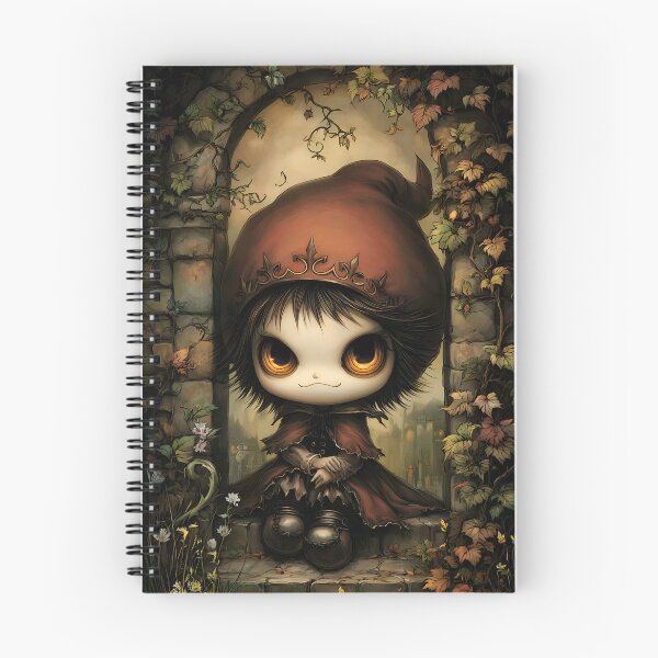 Item preview, Redcap Goblin Fantasy Art | Dark Scottish Folklore Creature designed and sold by InkAndGloom.