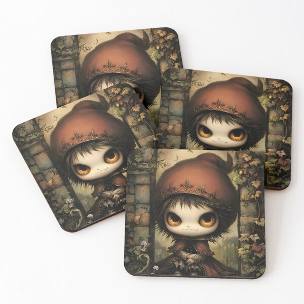 Item preview, Redcap Goblin Fantasy Art | Dark Scottish Folklore Creature designed and sold by InkAndGloom.