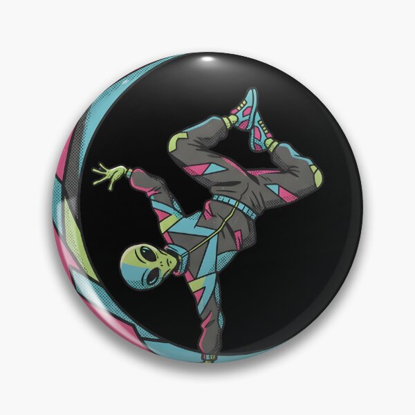 Item preview, Break Free Alien Breakdancer Retro Comic Graphic designed and sold by DuckOddity.