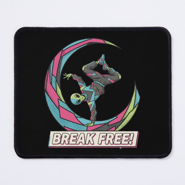 Item preview, Break Free Alien Breakdancer Retro Comic Graphic designed and sold by DuckOddity.