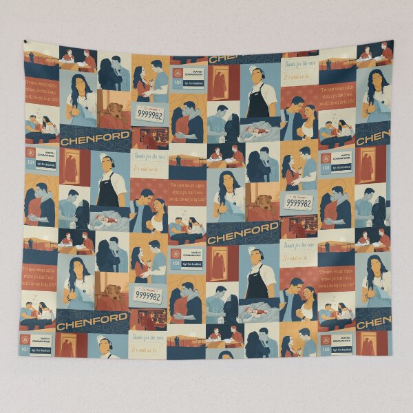 Item preview, Chenford Season 8 graphic illustration poster v1 | The Rookie designed and sold by gottaloveseries.