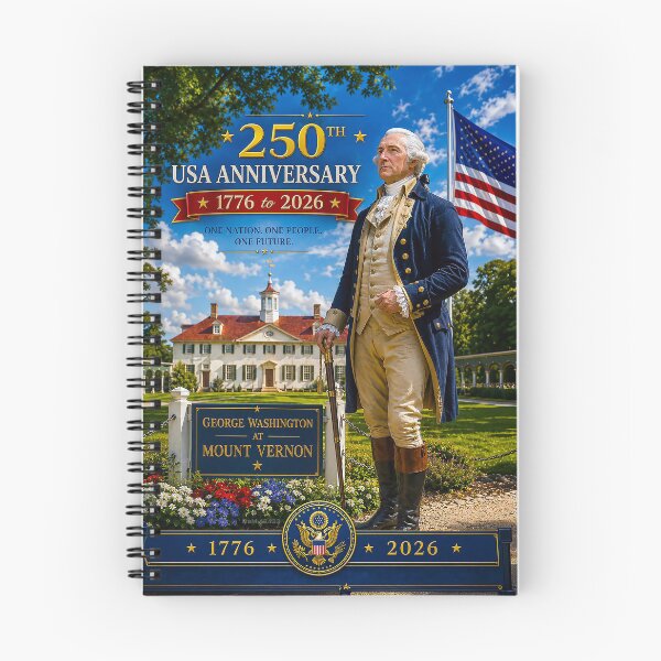 Item preview, GEORGE WASHINGTON AT MOUNT VERNON - 250th USA Anniversary 1776 to 2026 - Fine Art designed and sold by DBM Photo Art 1.