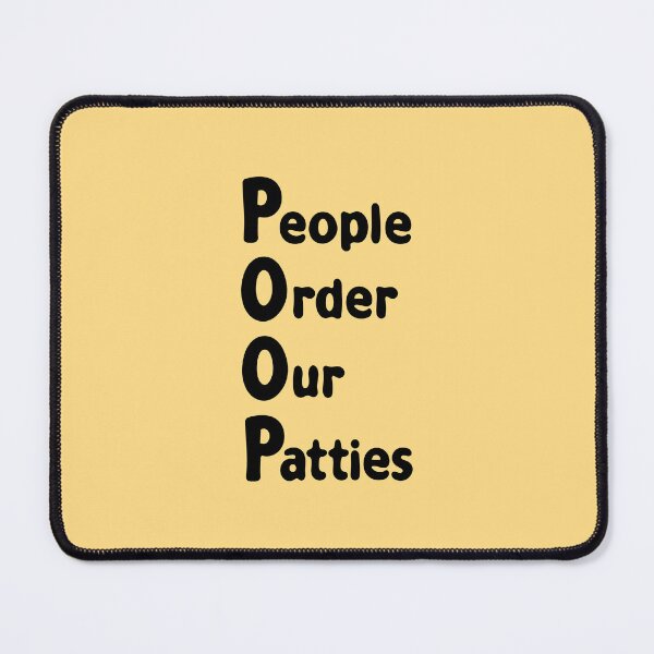 Item preview, POOP Spongebob - People Order Our Patties designed and sold by DibujandoPorfa.