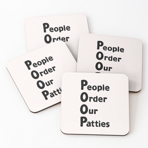 Item preview, POOP Spongebob - People Order Our Patties designed and sold by DibujandoPorfa.