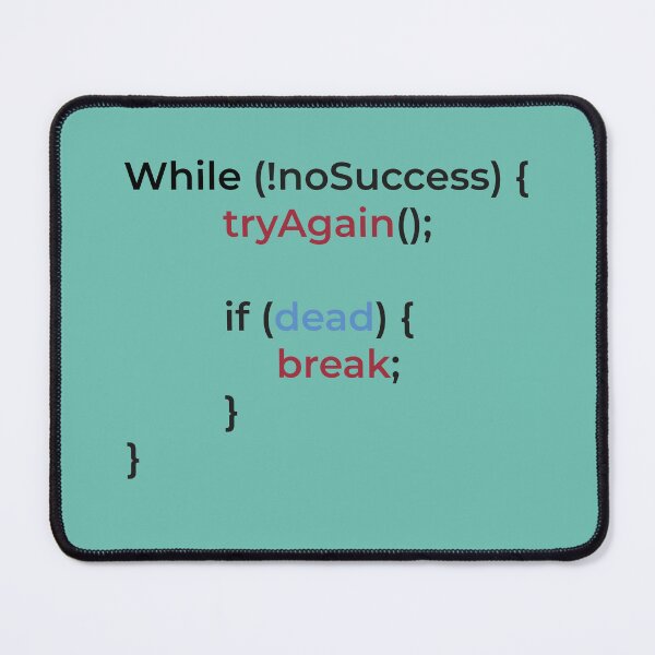 Item preview,  While Loop Programming Humor Tee Design  designed and sold by nocontextdept.