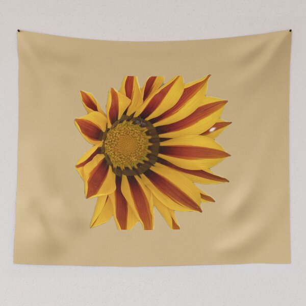 Item preview, Bold Yellow and Orange Striped Gazania Flower Cutout designed and sold by BalkanBloom.
