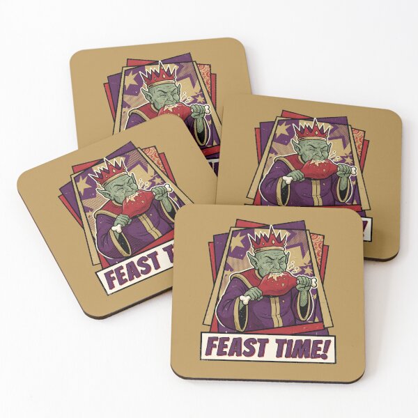 Item preview, Feast Time Alien King With Crown Retro Comic Graphic designed and sold by DuckOddity.