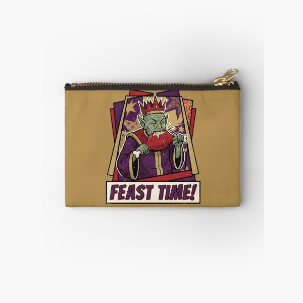 Item preview, Feast Time Alien King With Crown Retro Comic Graphic designed and sold by DuckOddity.