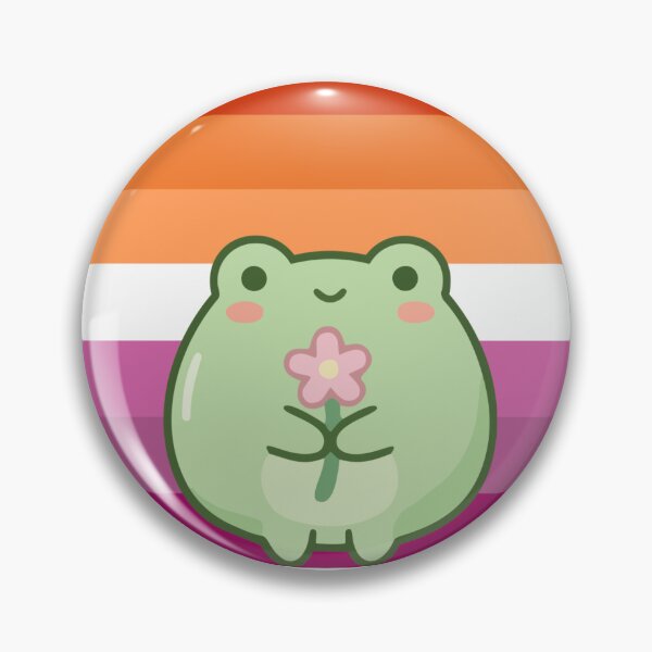 Item preview, lesbian frog designed and sold by snugbugxstudio.