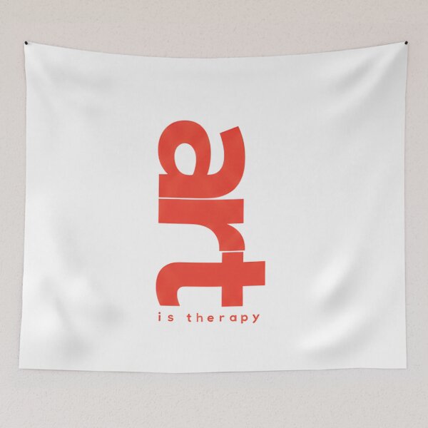 Item preview, Art Is Therapy - Mental Health Awareness & Creative Quote designed and sold by Velouria Universe.