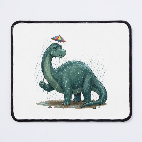 Item preview, Giant Dinosaur with Tiny Umbrella designed and sold by YNAMREG.