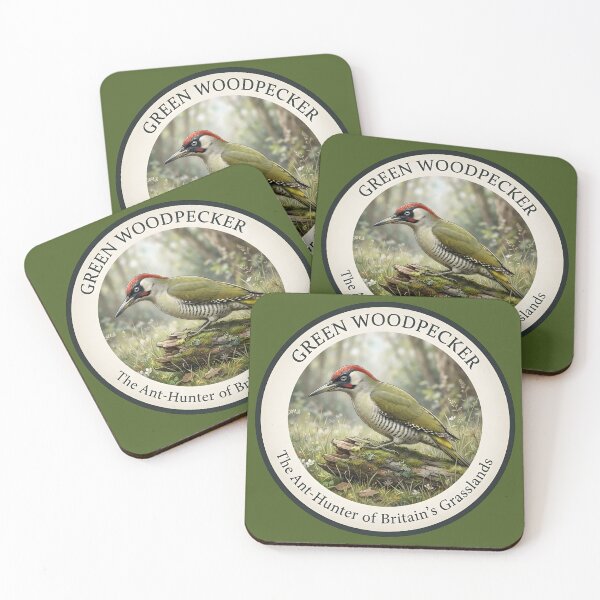 Item preview, GREEN WOODPECKER – The Ant Hunter of Britain's Grasslands designed and sold by The Digital Compass.