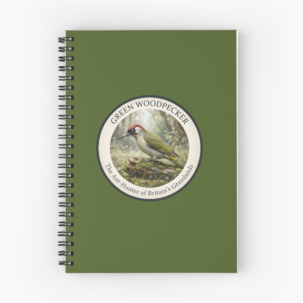 Item preview, GREEN WOODPECKER – The Ant Hunter of Britain's Grasslands designed and sold by The Digital Compass.