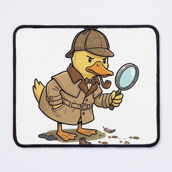 Item preview, Duck Detective with Magnifying Glass designed and sold by YNAMREG.